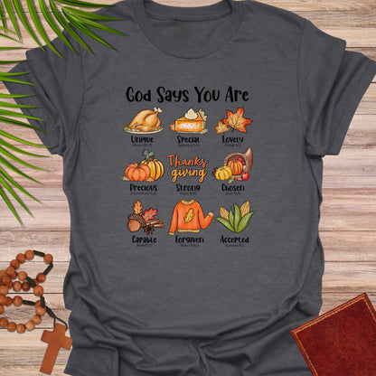 Fall God says you are