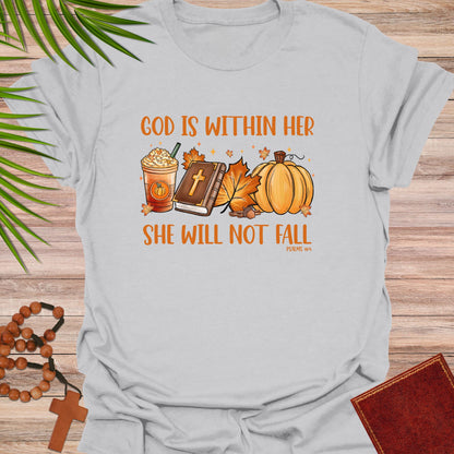 Fall God is within her